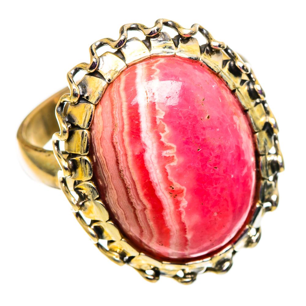 Rhodochrosite Rings handcrafted by Ana Silver Co - RING100975 - Photo 2
