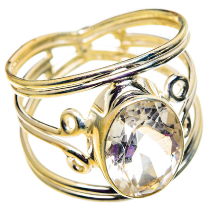 White Quartz Rings handcrafted by Ana Silver Co - RING100984 - Photo 2