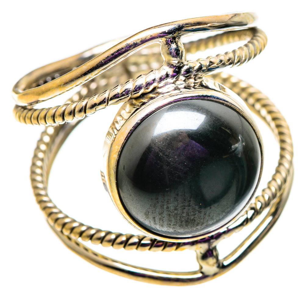 Hematite Rings handcrafted by Ana Silver Co - RING100989