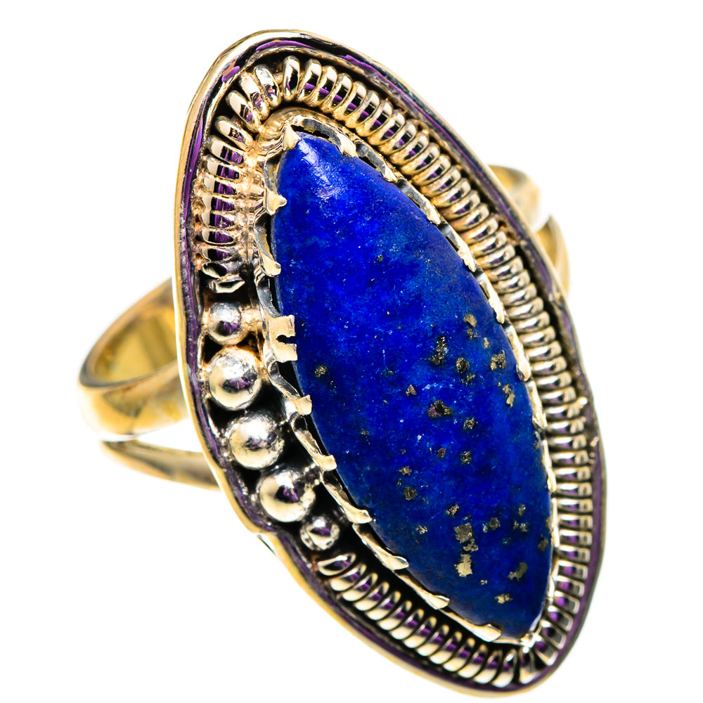 Lapis Lazuli Rings handcrafted by Ana Silver Co - RING100990