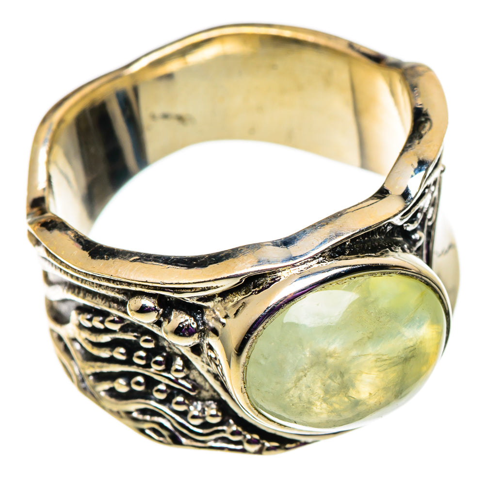 Prehnite Rings handcrafted by Ana Silver Co - RING100996 - Photo 2