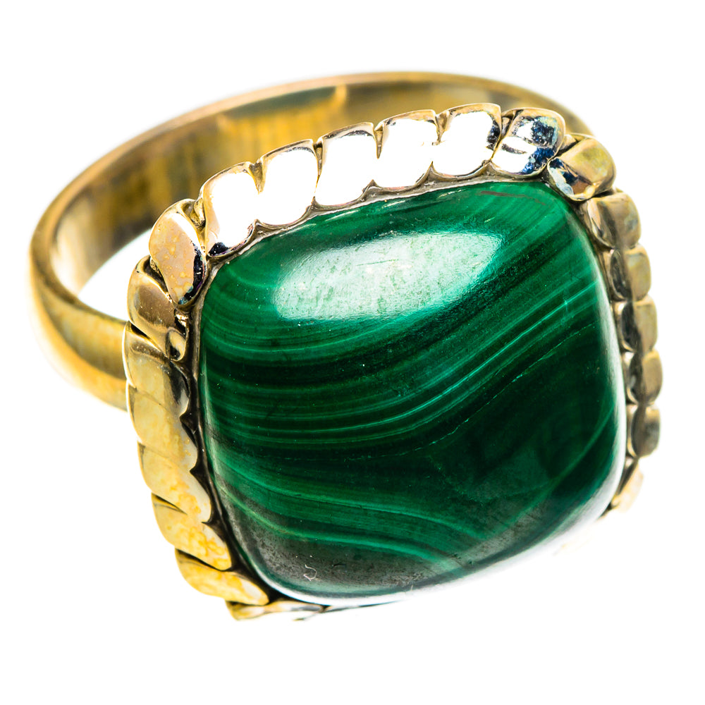 Malachite Rings handcrafted by Ana Silver Co - RING100997