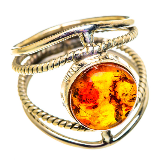 Baltic Amber Rings handcrafted by Ana Silver Co - RING101000