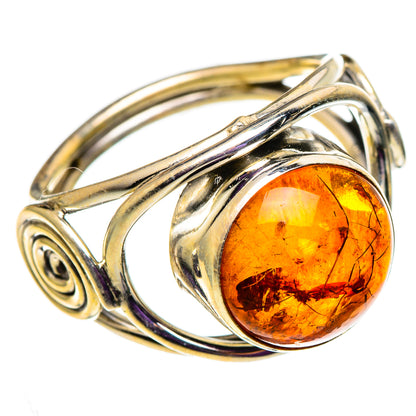 Baltic Amber Rings handcrafted by Ana Silver Co - RING101001