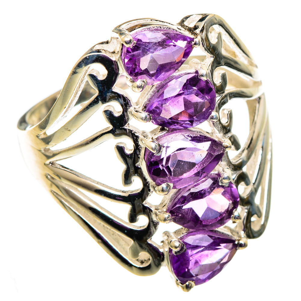 Amethyst Rings handcrafted by Ana Silver Co - RING101008