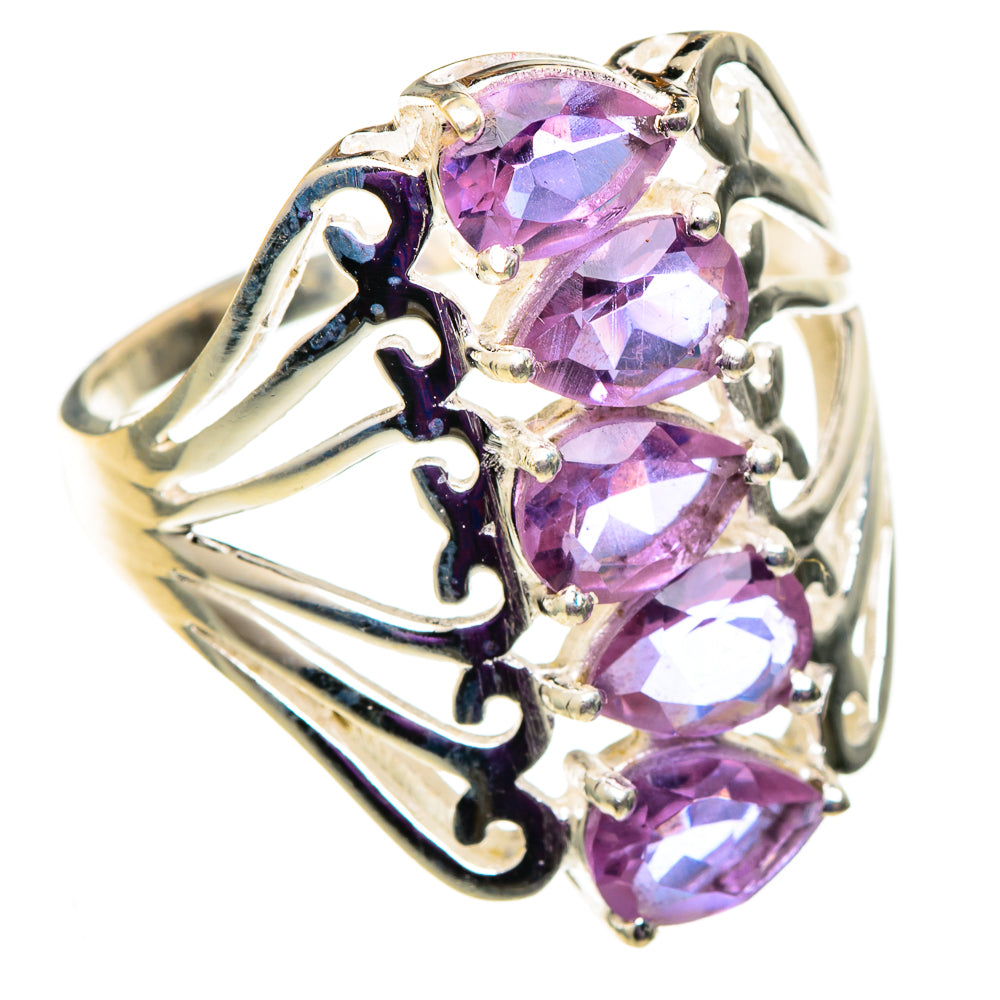 Color Change Alexandrite (lab.) Rings handcrafted by Ana Silver Co - RING101010
