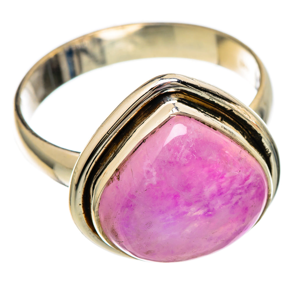 Pink Moonstone Rings handcrafted by Ana Silver Co - RING101037