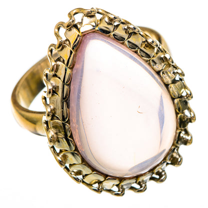 Rose Quartz Rings handcrafted by Ana Silver Co - RING101038 - Photo 2