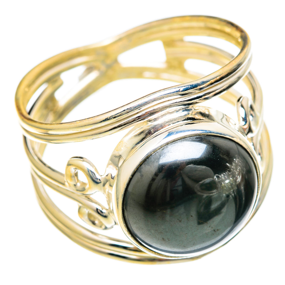 Hematite Rings handcrafted by Ana Silver Co - RING101051