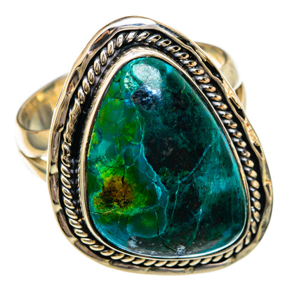 Chrysocolla Rings handcrafted by Ana Silver Co - RING101052