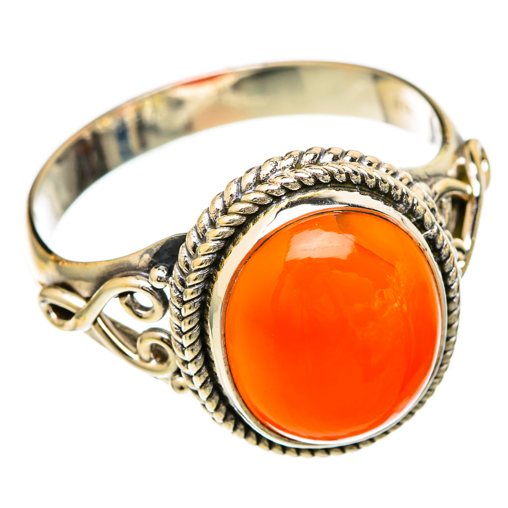 Carnelian Rings handcrafted by Ana Silver Co - RING101062