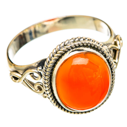 Carnelian Rings handcrafted by Ana Silver Co - RING101062