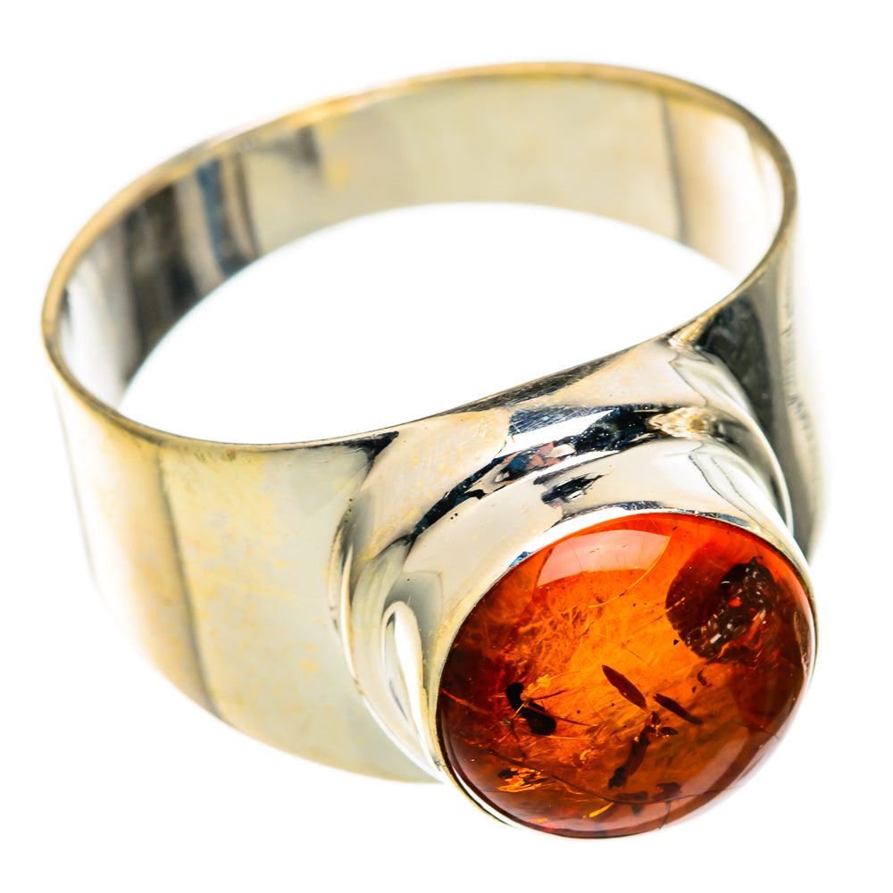 Baltic Amber Rings handcrafted by Ana Silver Co - RING101064