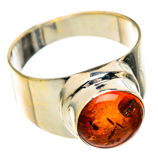 Baltic Amber Rings handcrafted by Ana Silver Co - RING101064