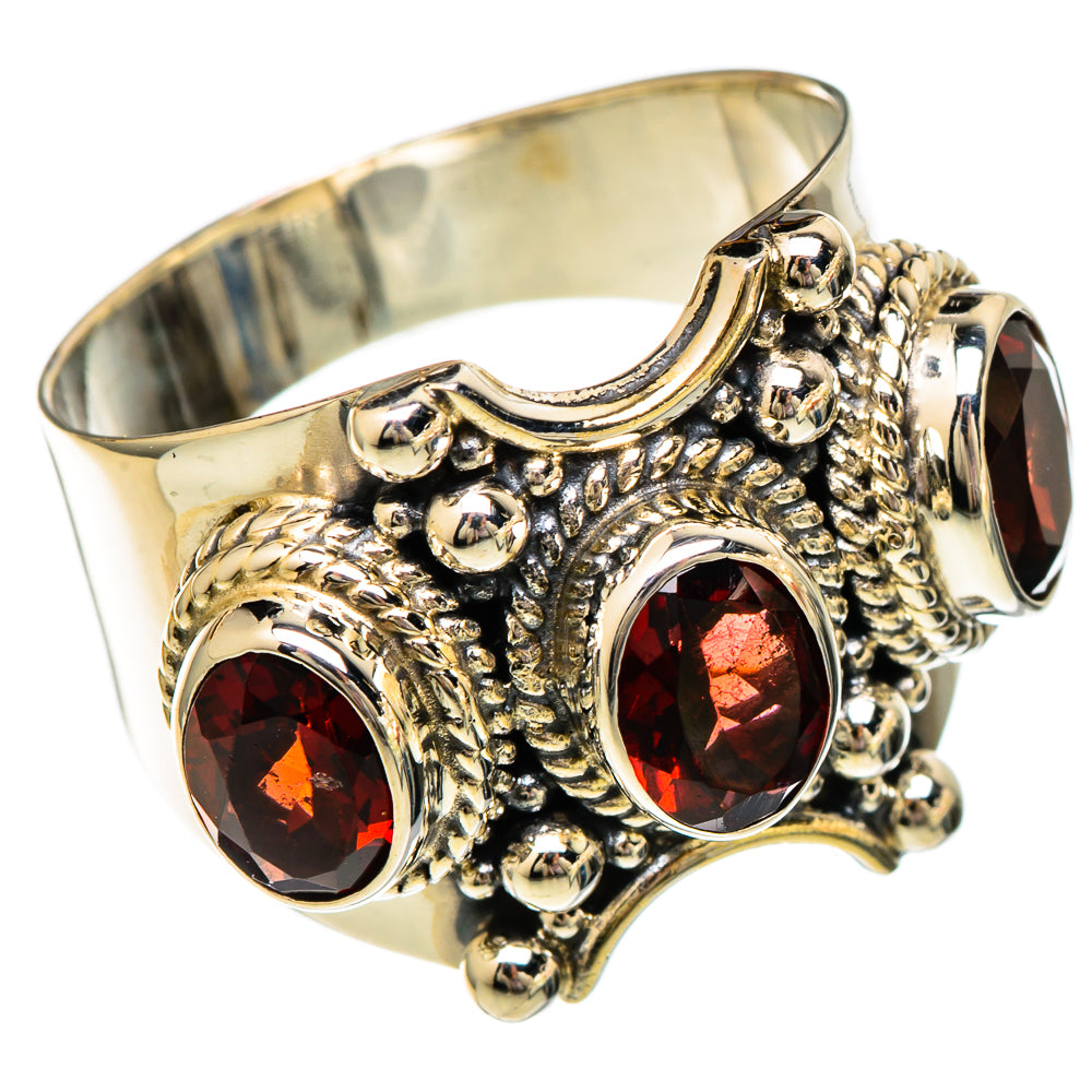 Garnet Rings handcrafted by Ana Silver Co - RING101070