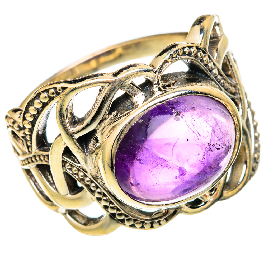 Amethyst Rings handcrafted by Ana Silver Co - RING101071