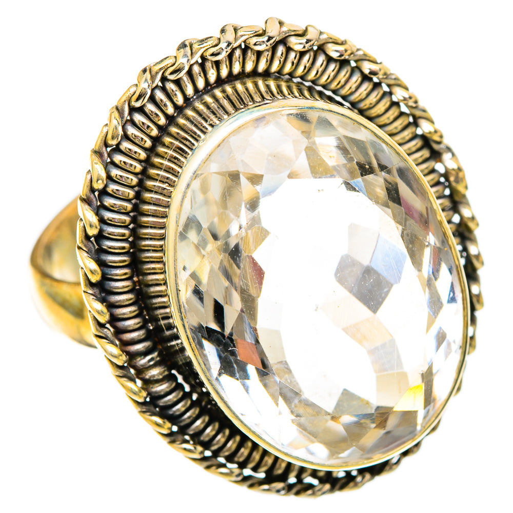 White Quartz Rings handcrafted by Ana Silver Co - RING101075