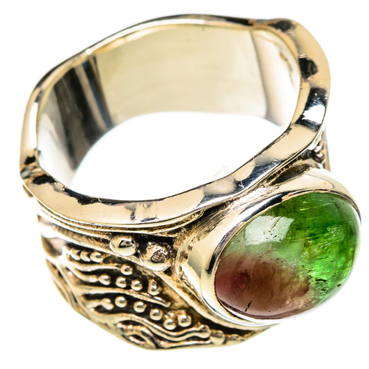 Watermelon Tourmaline Rings handcrafted by Ana Silver Co - RING101078