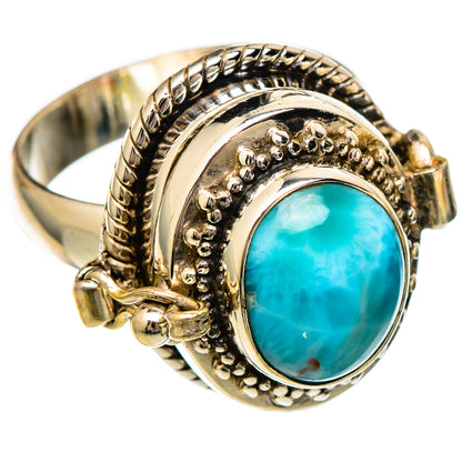 Larimar Rings handcrafted by Ana Silver Co - RING101081