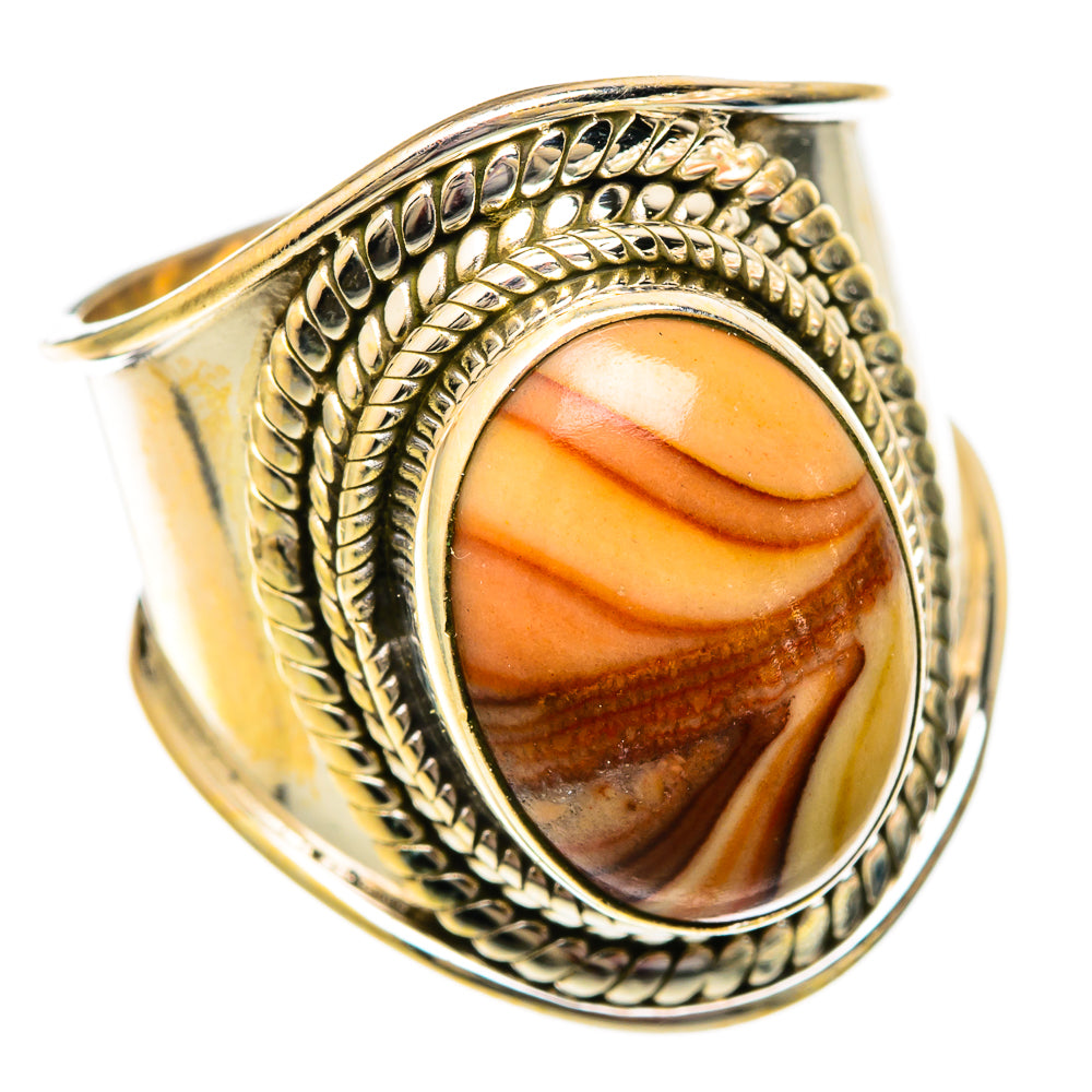 Mookaite Rings handcrafted by Ana Silver Co - RING101089 - Photo 2