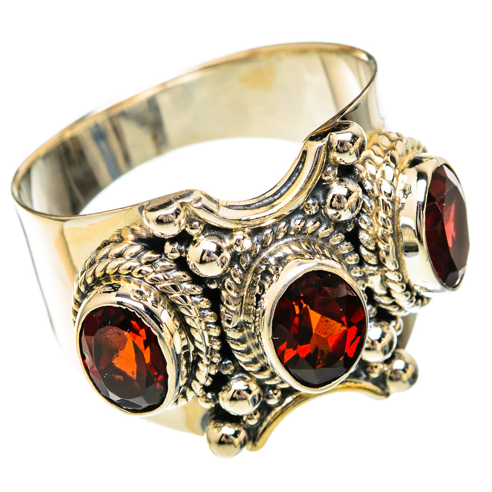 Garnet Rings handcrafted by Ana Silver Co - RING101095