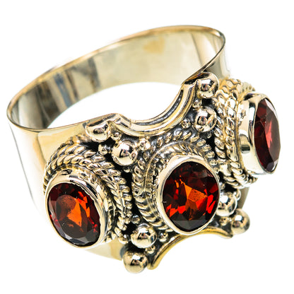 Garnet Rings handcrafted by Ana Silver Co - RING101095