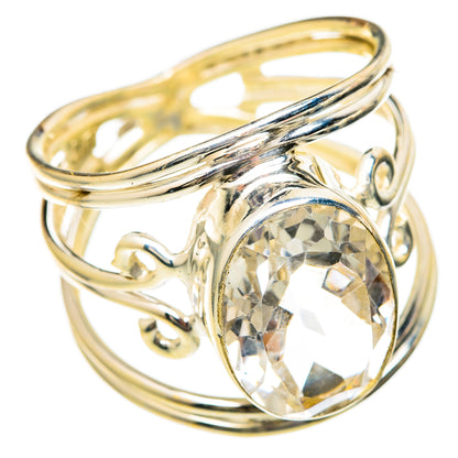 White Quartz Rings handcrafted by Ana Silver Co - RING101100