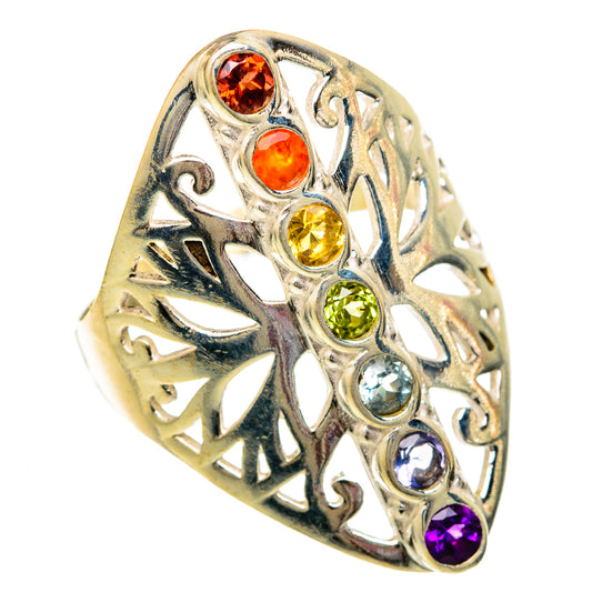 Chakra Rings handcrafted by Ana Silver Co - RING101103