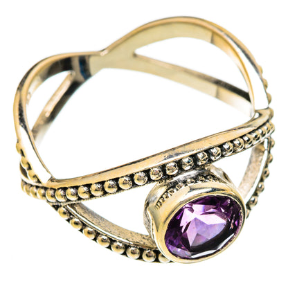 Amethyst Rings handcrafted by Ana Silver Co - RING101122