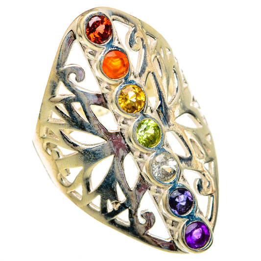 Chakra Rings handcrafted by Ana Silver Co - RING101124