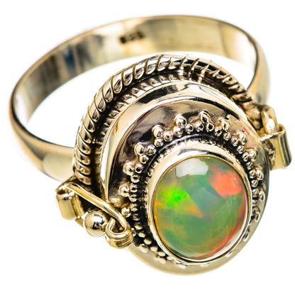 Ethiopian Opal Rings handcrafted by Ana Silver Co - RING101126