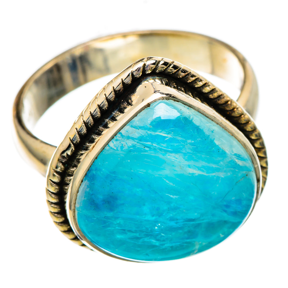 Rainbow Moonstone Rings handcrafted by Ana Silver Co - RING101129