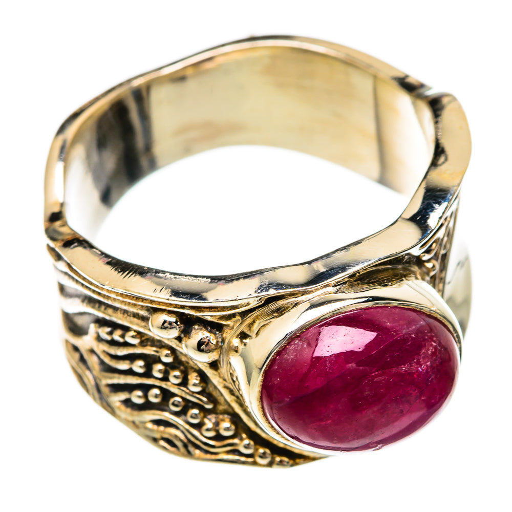 Pink Tourmaline Rings handcrafted by Ana Silver Co - RING101136