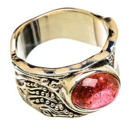 Pink Tourmaline Rings handcrafted by Ana Silver Co - RING101139