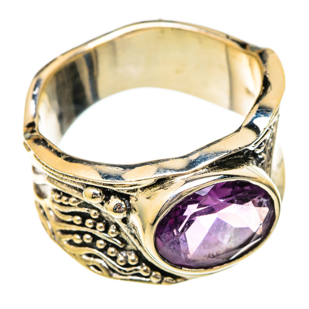 Amethyst Rings handcrafted by Ana Silver Co - RING101141 - Photo 2