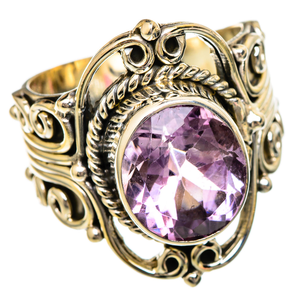 Amethyst Rings handcrafted by Ana Silver Co - RING101155