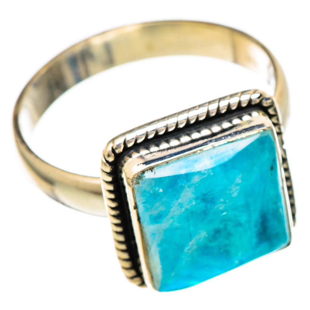 Green Moonstone Rings handcrafted by Ana Silver Co - RING101162