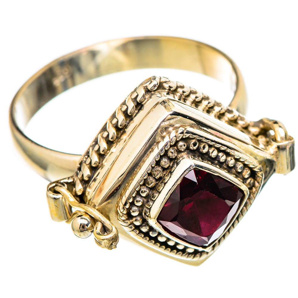 Rhodolite Garnet Rings handcrafted by Ana Silver Co - RING101168 - Photo 2