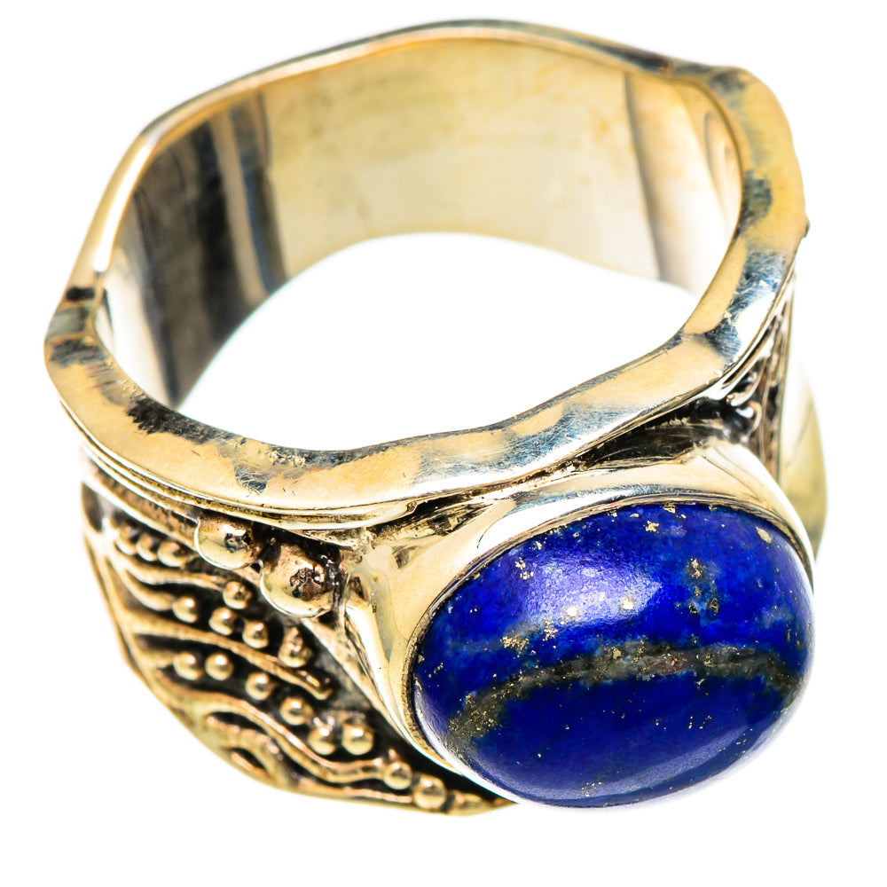 Lapis Lazuli Rings handcrafted by Ana Silver Co - RING101173 - Photo 2
