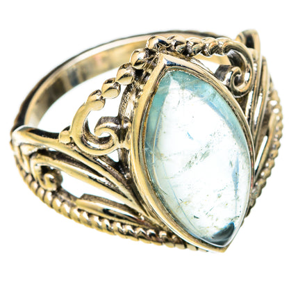 Aquamarine Rings handcrafted by Ana Silver Co - RING101175