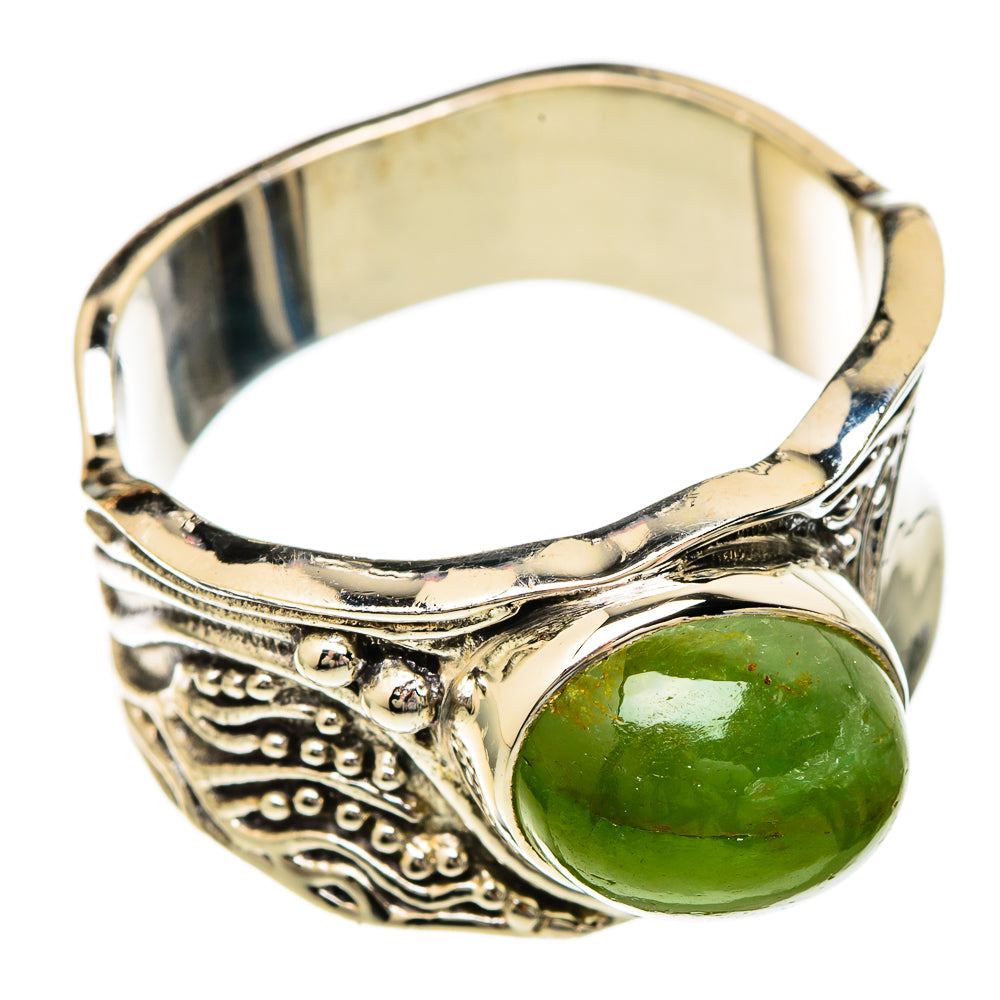 Green Aventurine Rings handcrafted by Ana Silver Co - RING101178 - Photo 2
