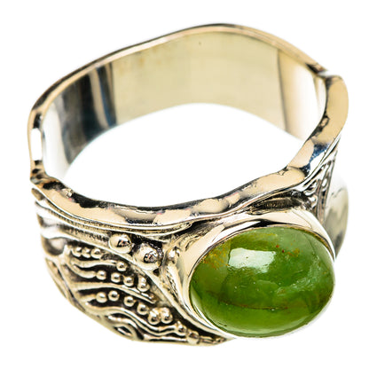 Green Aventurine Rings handcrafted by Ana Silver Co - RING101178 - Photo 2