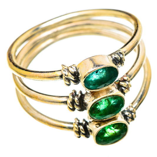 Emerald Rings handcrafted by Ana Silver Co - RING101179