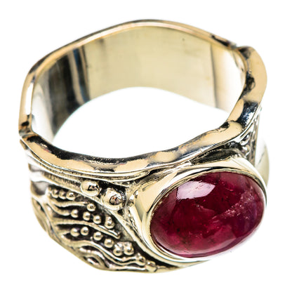 Pink Tourmaline Rings handcrafted by Ana Silver Co - RING101195