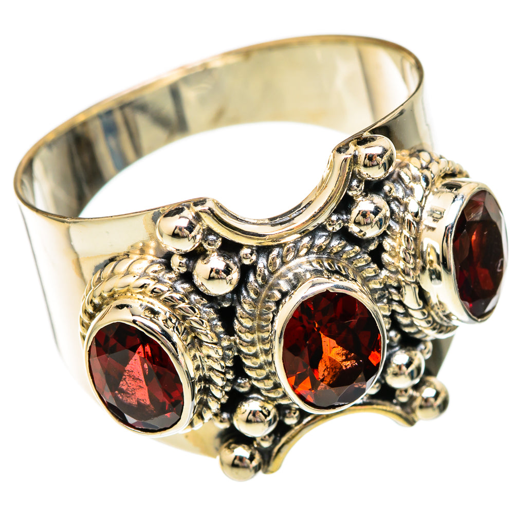 Garnet Rings handcrafted by Ana Silver Co - RING101196