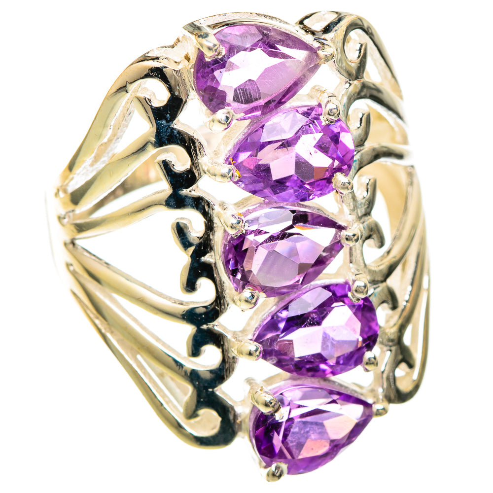 Amethyst Rings handcrafted by Ana Silver Co - RING101200