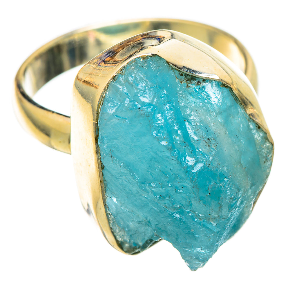 Aquamarine Rings handcrafted by Ana Silver Co - RING101203 - Photo 2