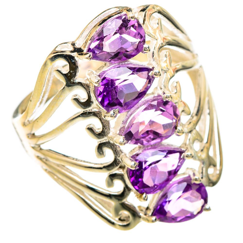 Amethyst Rings handcrafted by Ana Silver Co - RING101211