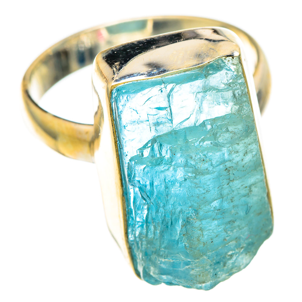 Aquamarine Rings handcrafted by Ana Silver Co - RING101214
