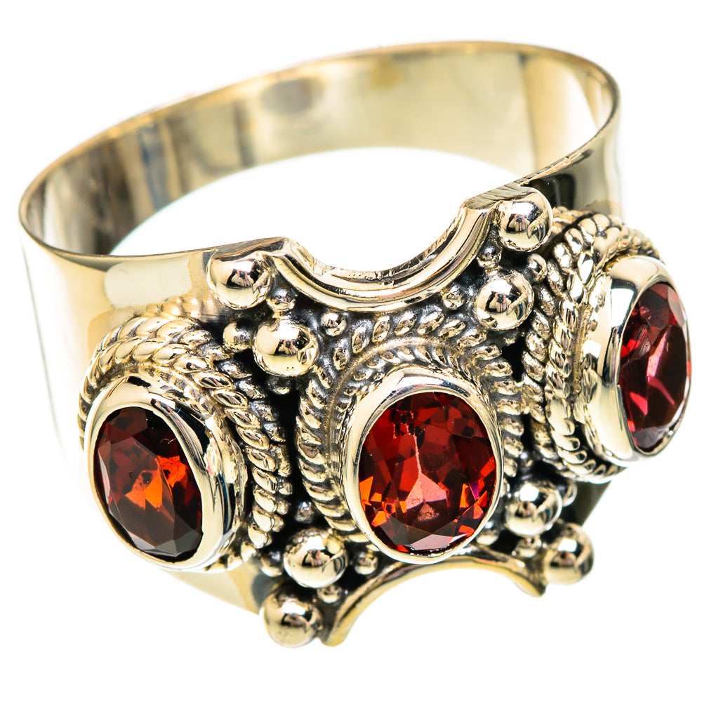 Garnet Rings handcrafted by Ana Silver Co - RING101216